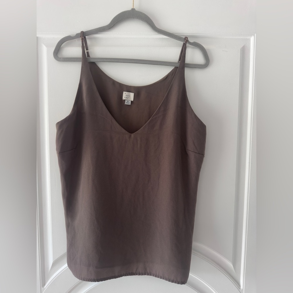 a new day Dark Brown Camisole